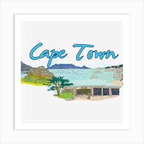 Cape Town Art Print