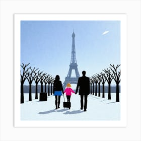 Paris Eiffel Tower 1 Art Print