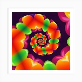 Psychedelic Spiral Poster