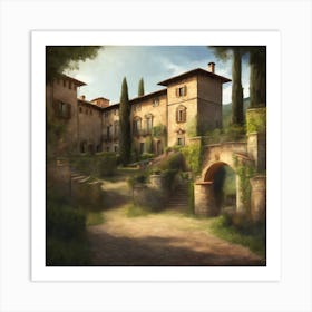 Italy, Tuscany, Chianti Region 1 Art Print