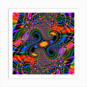 Abstract Fractal Artwork Colorful 1 Art Print