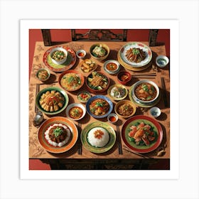 Chinese Food 1 Art Print