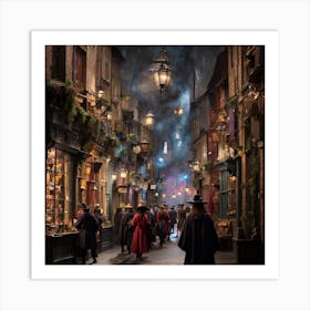 magic  Street 1 Art Print