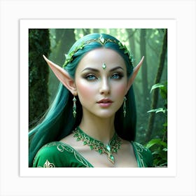 Elven Beauty 6 Art Print