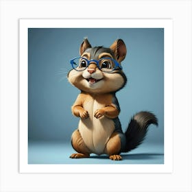 Chipmunk 16 Art Print