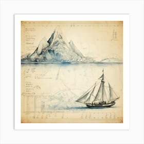 探検の航海 Voyage Of Exploration (II) Art Print