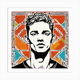 Portrait Of A Young Man Art Print