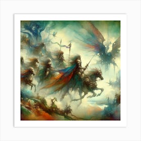 Fantasy Army Art Print