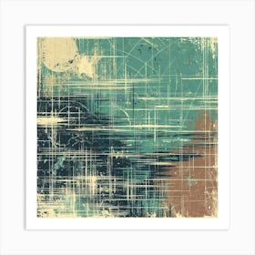 Illustration grunge 3 Art Print