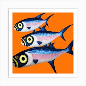 Three Fish Art Print