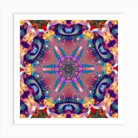 Psychedelic Mandala 41 Art Print