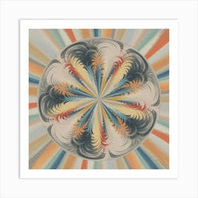 Whirling Geometry - #17 Art Print