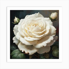 White Rose 2 Art Print