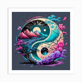 Yin Yang Symbol 1 Art Print