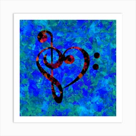 Heart Of Music Art Print