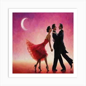 Tango Dancers Art Print