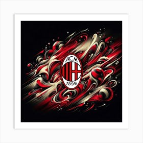 AC Milan 14 Art Print