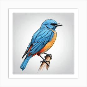 Bluebird 1 Art Print