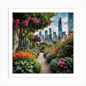 Nyc Cityscape Art Print