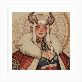 Demon Girl Art Print