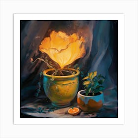 Yellow Poppy Art Print