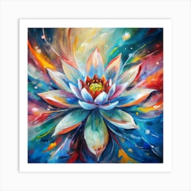 Lotus Flower 49 Art Print