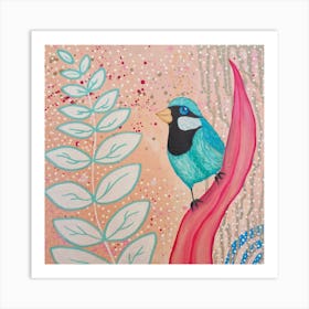 Blue Bird Art Print