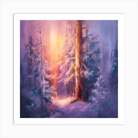 Winter Forest Art Print