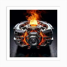 Drive Combustion Power Motor Metal Teamwork Performance Fast Business Metallic Engine Ign (7) Art Print