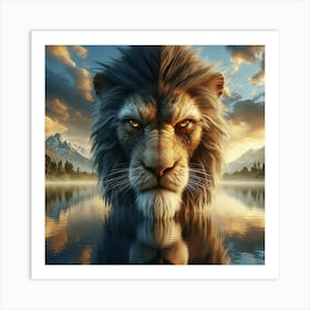 Heart of a Lion Art Print