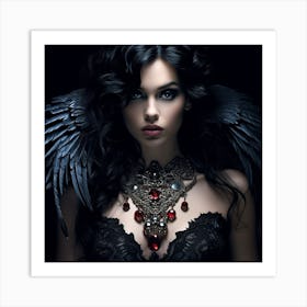 Gothic Beauty 2 Art Print