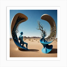 Sand Sculptures 4 Art Print