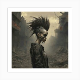 Apocalypse Girl Art Print