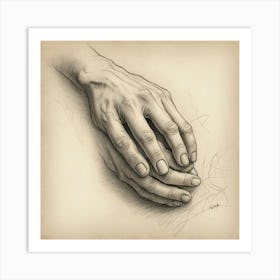 Hands Of Love Art Print