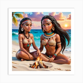 Taina at peace Art Print