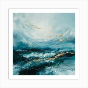 'Blue Ocean' 1 Art Print