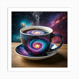 Galaxy Coffee Cup 1 Art Print