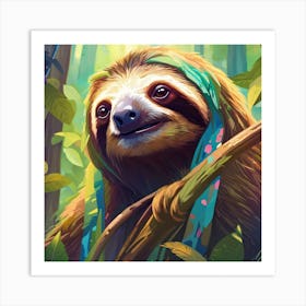 Sloth Art Print