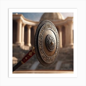 Aegean Shield Art Print