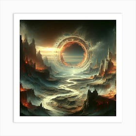 Opening to other worlds Art Print