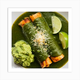 Green Enchiladas Art Print