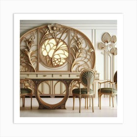 Deco Dining Room 14 Art Print