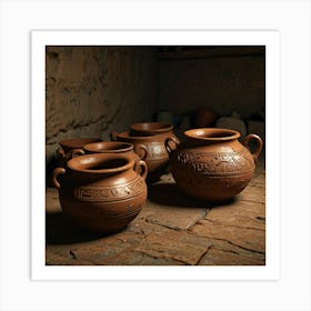 Pottery Urns Art Print