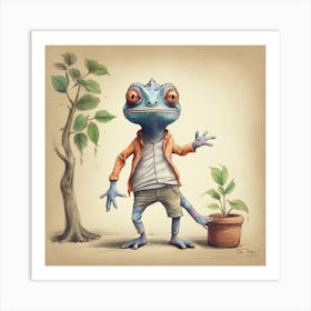 Lizard 23 Art Print