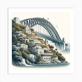 Sydney Harbour Bridge 75 Art Print