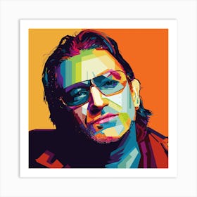 BONO Style WPAP Art Print