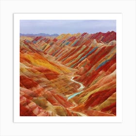 Zhejiang Desert landscape Art Print