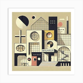 Bauhaus exhibition poster 6 Art Print