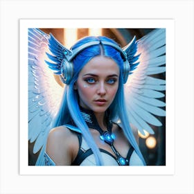 Blue Angel 4 Art Print