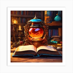 Book Of Spells Art Print